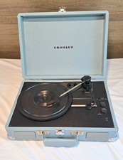 Crosley Cruiser Deluxe Turntable - Light blue - Open box