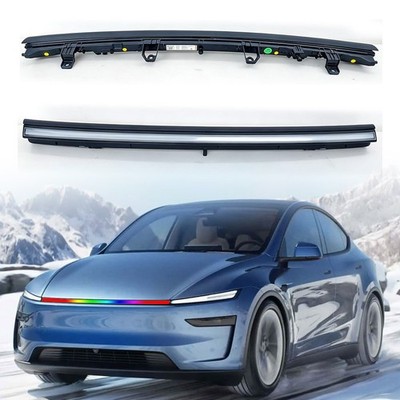 Durchgehende LED-Tagfahrleuchte Kühlergrillleiste für Tesla Model Y 2025 2026