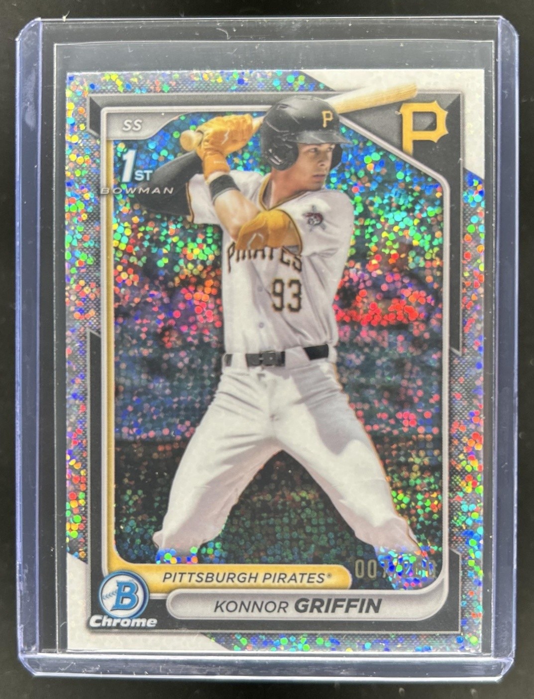2024 Bowman Draft Konnor Griffin Chrome Sparkles Refractor 1st #/200 Pirates