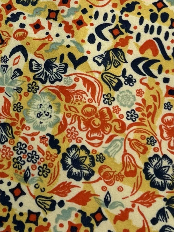 LuLaRoe Leggings TC Tall Curvy Fall PAISLEY Colorful Hippie Flower Stretchy Fit - Image 3 of 4