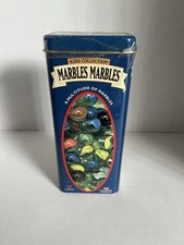 Marbles 100 colorful marbles in tin 2001 Ages 6