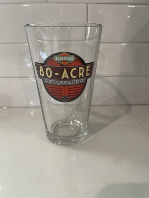 Boulevard Brewing Co. 80-Acre Hoppy Wheat Beer Pint Glass Breweriana