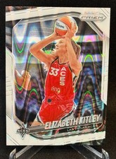 2025 Panini Prizm WNBA Elizabeth Kitley #41 Las Vegas Aces White Seismic Prizm