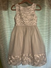 Girls white formal dress