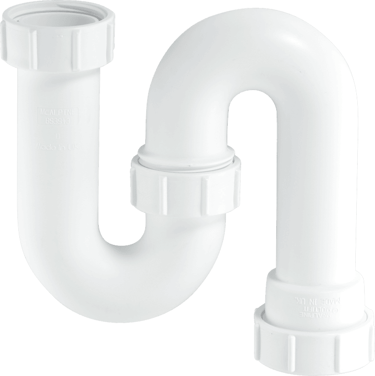McAlpine SB10 1.25"" 75mm Water Seal Tubular Swivel 'S' Trap