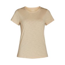 Women  s Dusky Taupe Time and Tru Slub Jersey Crewneck Tee size XXXL 22 