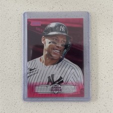 Topps 2025 Stadium Club Aaron Judge Pink Parallel #139 New York Yankees MLB