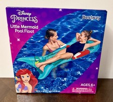 NEW  Disney Princess Swim Raft Ariel Little Mermaid Inflatable Pool Float  