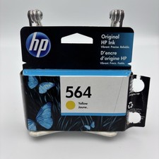 Genuine HP 564 Yellow Ink Cartridge NEW Sealed Exp 12/2022 DeskJet OfficeJet