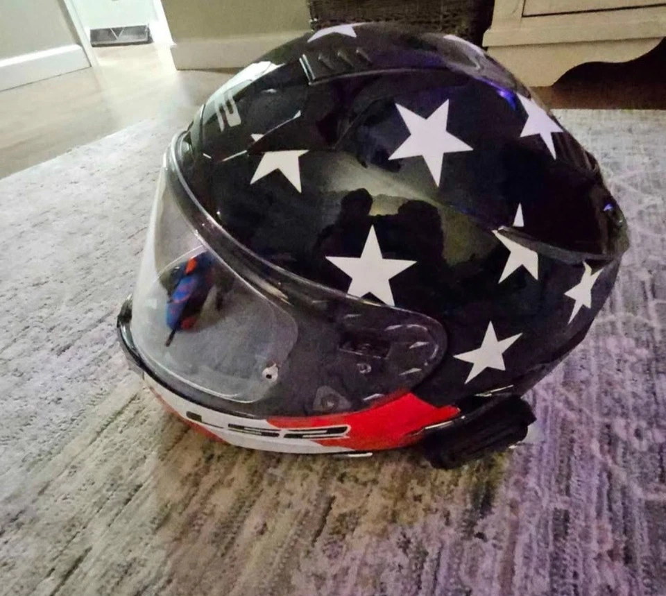 LS2 Helmets Challenger Carbon GT Americarbon Helmet - Image 2 of 4