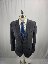 J. Crew Ludlow Men's Gray Herringbone Wool Blazer Jacket 40R