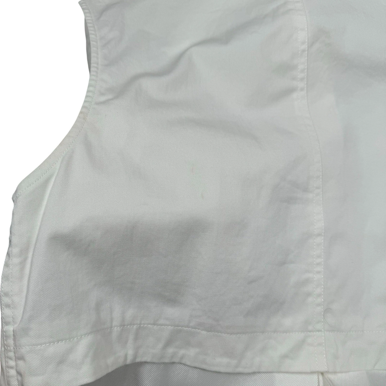 T Alexander Wang camicia senza maniche abito bianco taglia 8