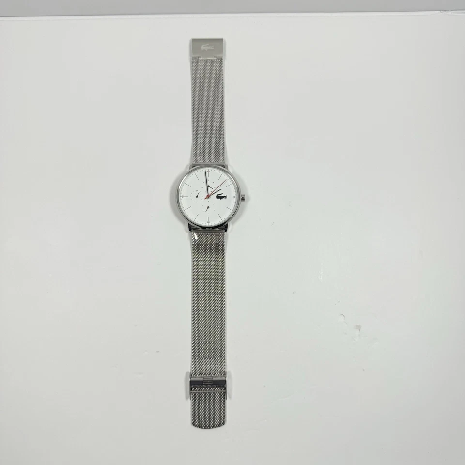 Мужские часы Lacoste Moon 2011025 многофункциональный циферблат с сетчатым ремешком из нержавеющей стали - Изображение 4 из 4