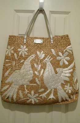 Kate Spade New York Reyna Large woven Tote Bag