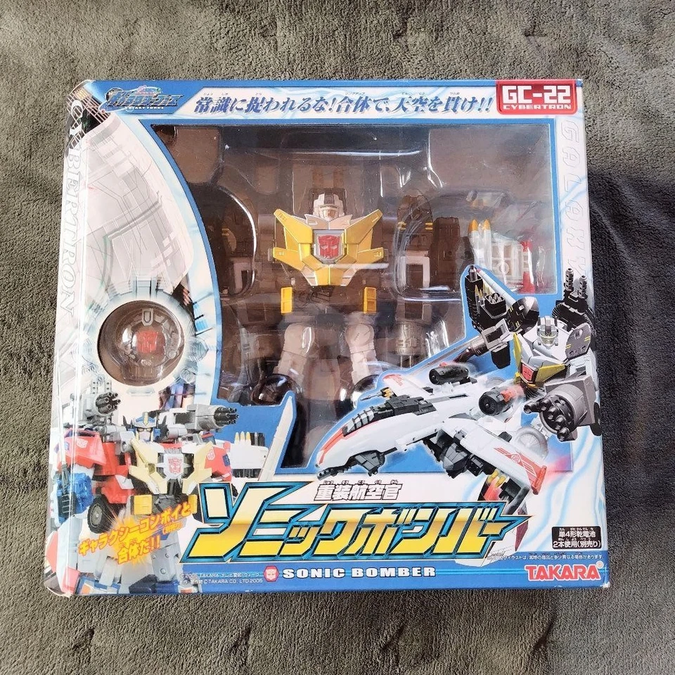 Takara Transformers Galaxy Force Cybertron GC-22 Sonic Bomber Figure 2005 - Image 2 of 4