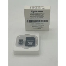 Amazon Basics Micro SDXC Memory Card with Full Size Adapter, A2, U3, 128GB Black