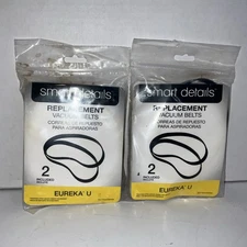 2 (2 In Each) Bissell Homecare Smart Details Eureka U Replacement Vacuum Belt