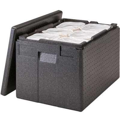 Cambro Gobox Insulated Lightweight Thermal Hot Box and Food Pan Carrier (12 Inch