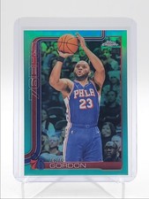 ERIC GORDON 2025-26 TOPPS CHROME BASKETBALL AQUA REFRACTOR 76ERS /199 Q5692