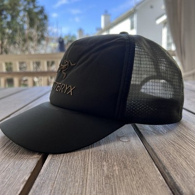 Arc'teryx Forrest Green Logo Trucker Hat Snapback Outdoor Hiking