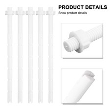 Long lasting toilet button screw rods for efficient flushing experience