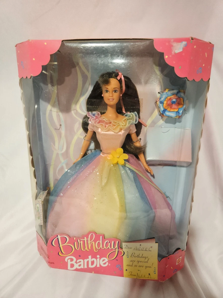 Mattel Barbie 1997 Year Manufactured Happy Birthday Barbie Dolls