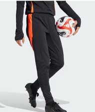 NWT Adidas Tiro24 Pro Soccer Training Pants Black Red IJ7379 Women's Size XS