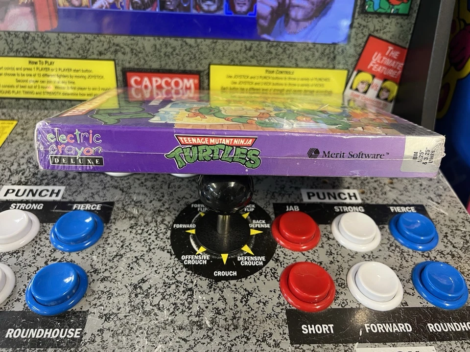 1990 Teenage Mutant Ninja Turtles TMNT World Tour IBM PC Authentic NEW SEALED - Image 3 of 4