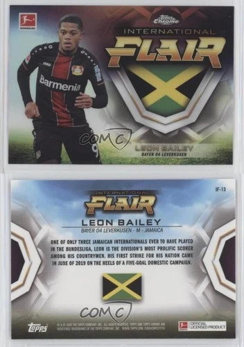 2019-20 Topps Chrome Bundesliga International Flair Leon Bailey #IF-13