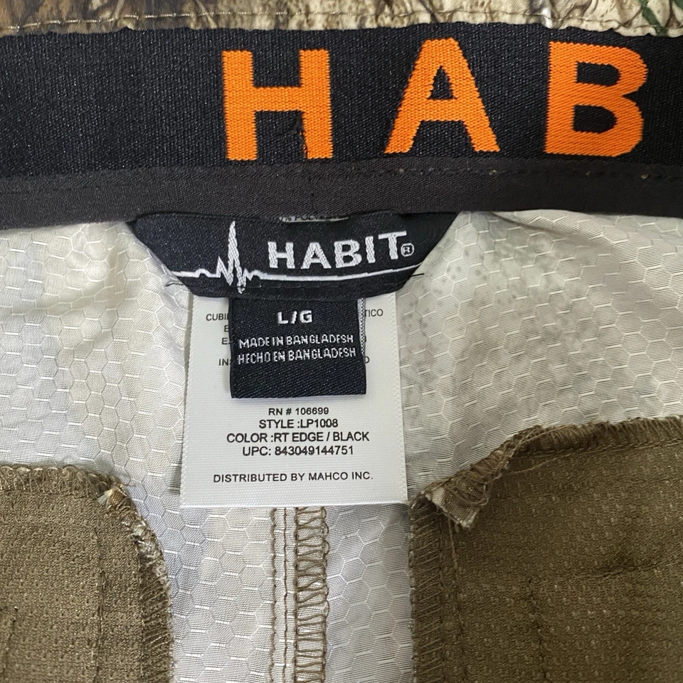 Pantalón Habit Ropa Hombre Turkey Ridge Todas las Temporadas - Para Hombre Realtree Edge/Cub L Nuevo Con Etiquetas Foto 4 de 4
