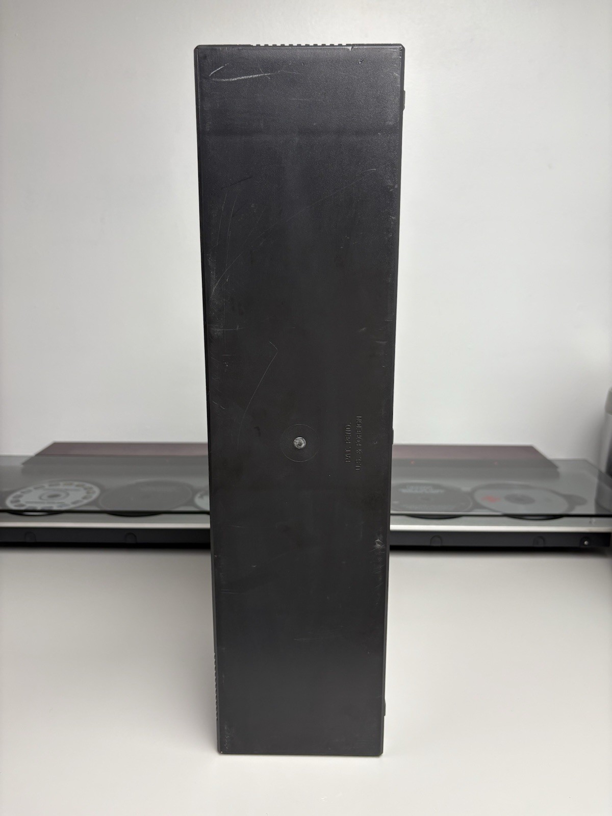 Vintage Digital Audio 24 CD Storage Cabinet Rack Holder Like Kalmar Designs Teak