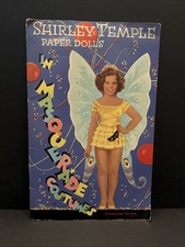 VTG ORIG. 1940 Shirley Temple Paper Dolls Masquerade Costumes 1787 UNCUT