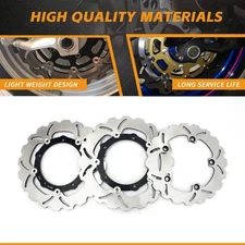 Front Rear Brake Rotors XTZ700 Tenere (20-24) Tracer 700 (2016-2020) for Yamaha