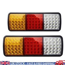75 LED Rear Tail Lights Brake Stop Indicator Lamp Trailer Truck Van Caravan RV