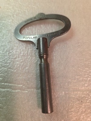Antique Made In England Popular Progress #11  Clock Key