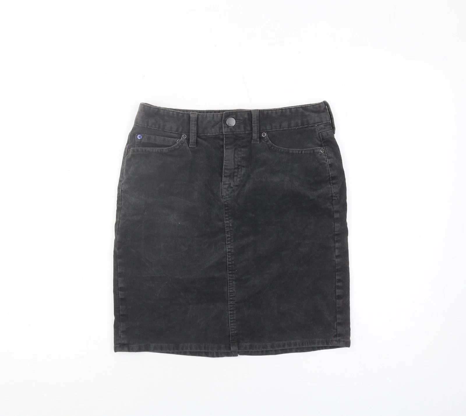 Gap Women's Black Corduroy Pencil Skirt Size 6
