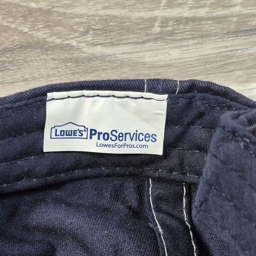 Lowes Pro Services Adult Mens Hat Cap Adjustable Strapback Embroidered Logo - Picture 10 of 10