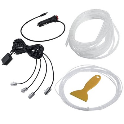 4M RGB LED Car Interior Light Strip Fiber Optic Ambient Lighting App Control