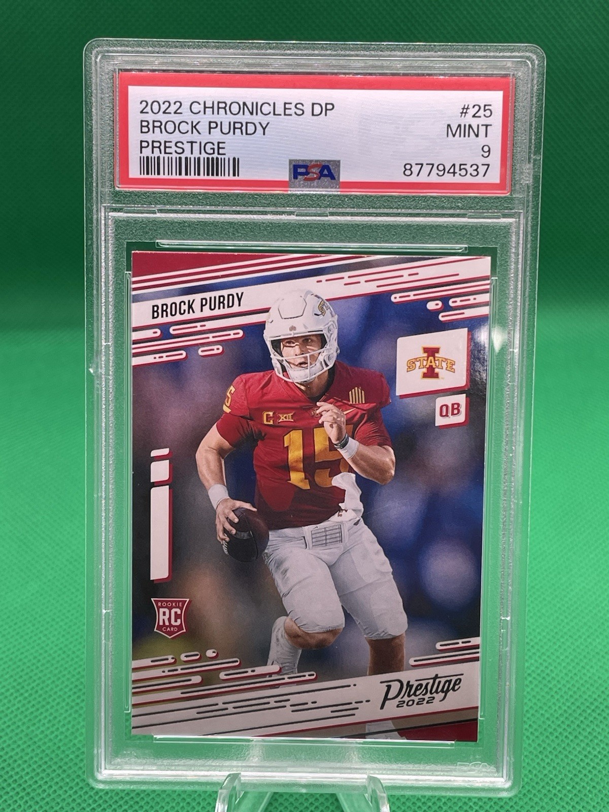 2022 Panini Chronicles Draft Picks - Prestige Brock Purdy #25 (RC)