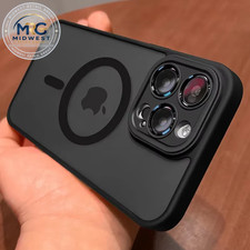 For iPhone 18 17 16 15 14 13 12 Pro Max Frost Case Mag Safe Shockproof Cover