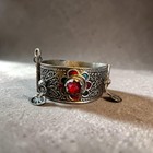 ****Estate Antique Moroccan Silver Bedouin Handcrafted Berber Ethnic Tuareg Cuff — photo 1
