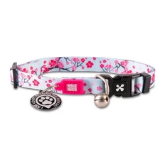 Max & Molly Smart Id Cat Collar (Cherry Bloom) - Large