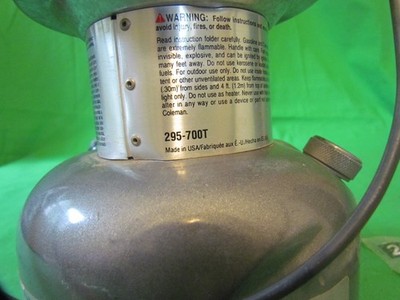 Vintage Coleman 295-700T Powerhouse Dual Fuel Camping Lantern