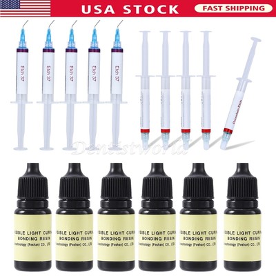 Dentex Dental Acid Etching Gel 37% Etch Gel 9.5% Light curing Resin Bonding