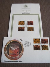Venda 1981 Musical instruments on Fd cover & Sheet....q15