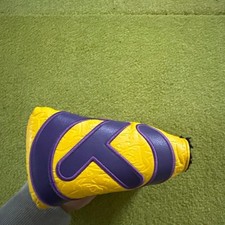 SCOTTY CAMERON Circle T Putter Cover Head Yellow Purple Jester Mid Mallet