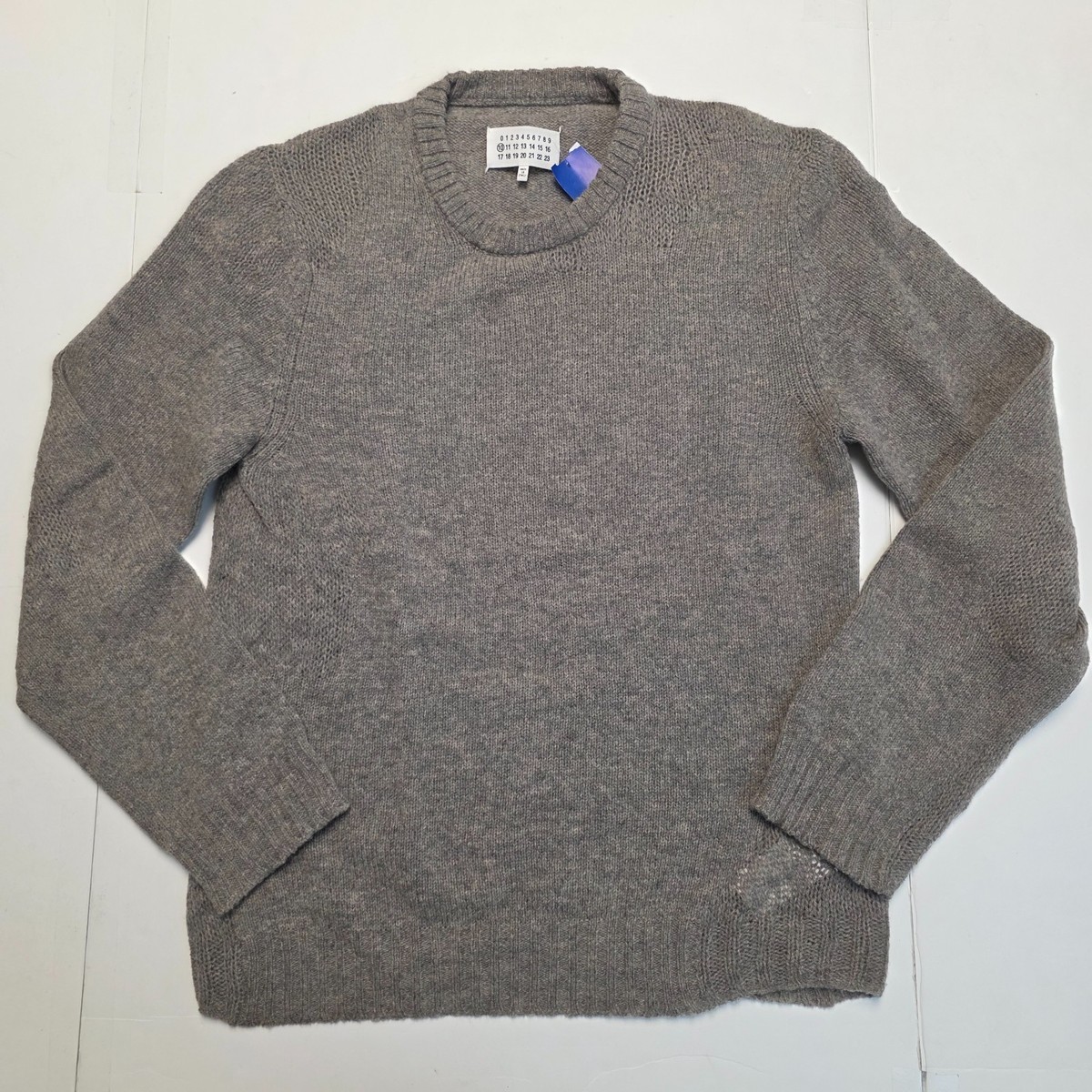 MAISON MARGIELA Heavy Knit Crew Neck Pullover Sweater Men's 2XL XX
