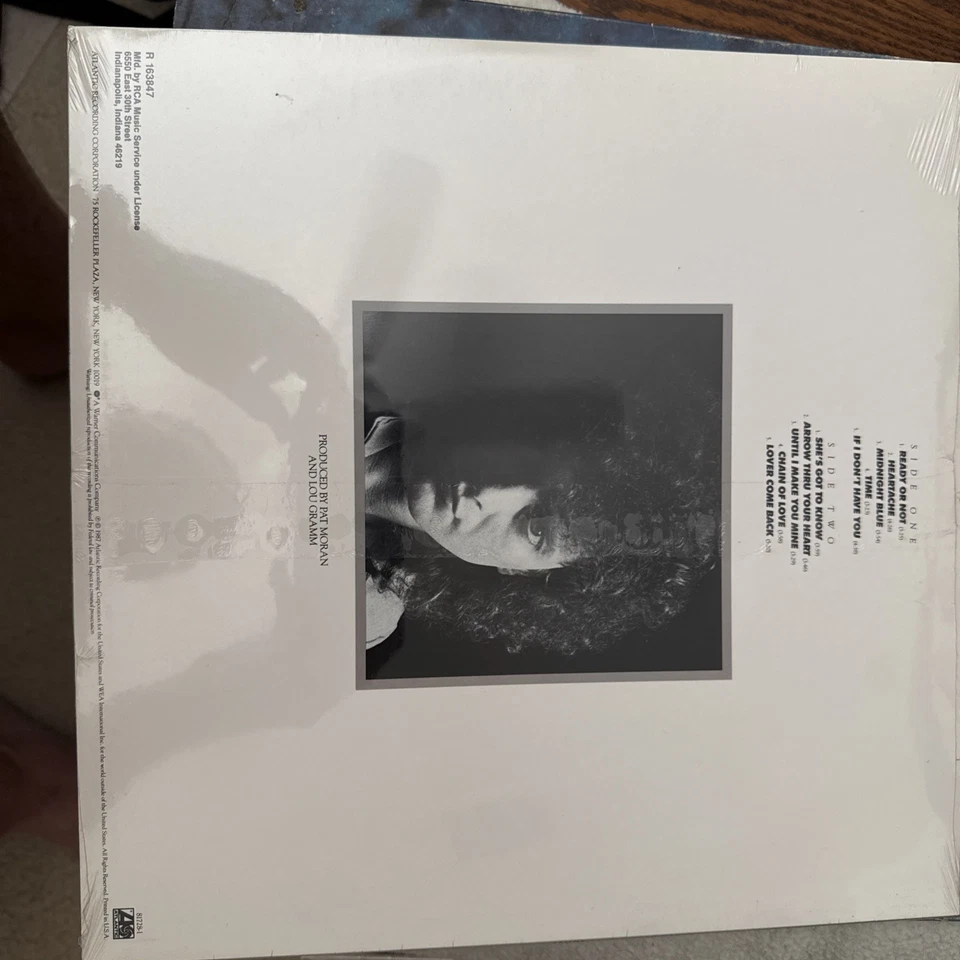 Lou Gramm Ready or Not Vinyl LP Record 1987 Atlantic 81728-1 AR PRESS VG+/EX - Image 2 of 2