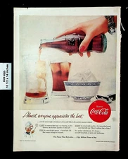 1955 Coca-Cola Soda Bottle Serve Ice Refreshing Beverage Vintage Print Ad 26211