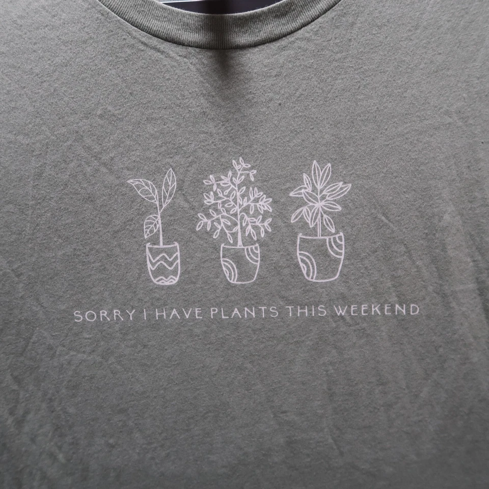 Растение рубашка взрослых большой зеленый растение любитель графический футболка с коротким рукавом - Изображение 2 из 4